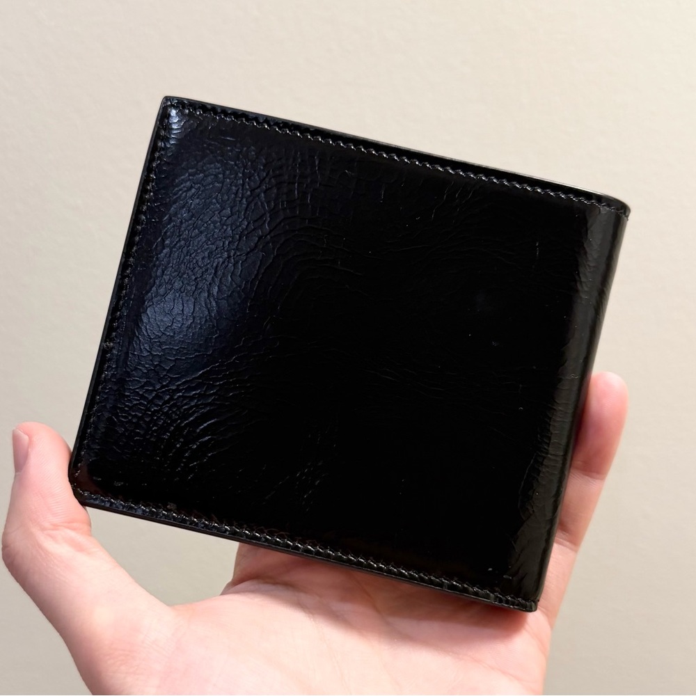NWB Saint Laurent Men’s East West Leather Bifold Wallet - Picture 3 of 8